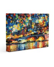 102 SOLD: VALLETTA PAINTING PANORAMIC VIEW 14x11 Gallery Wrapped Canvas Prints front