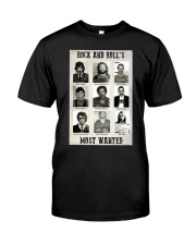 Rock and Roll's Most Wanted - Part I Premium Fit Mens Tee front