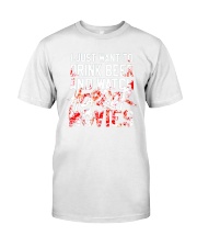 Horror Movies Beer Premium Fit Mens Tee tile