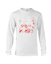 Horror Movies Beer Long Sleeve Tee tile