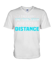 Distance V-Neck T-Shirt tile
