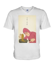 hai V-Neck T-Shirt tile