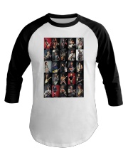 Greatest Guitarists Of All Time Framed Print Baseball Tee tile
