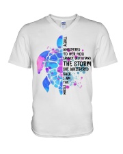 turble1 V-Neck T-Shirt tile