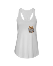 Corgi Lover 2 Ladies Flowy Tank tile