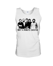 wait a minute chester Unisex Tank tile