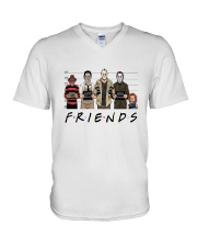 Horror Movies V-Neck T-Shirt tile