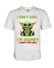 I'M GRUMPY V-Neck T-Shirt tile