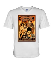 Vintage Retro CCR Concert Poster Poster V-Neck T-Shirt tile