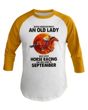 09 horse racing olwm Baseball Tee tile