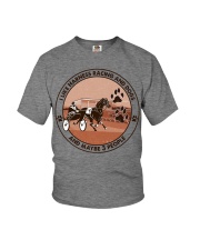 i like dog Harness racing Youth T-Shirt tile