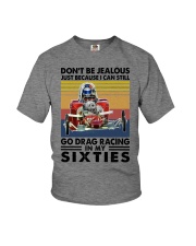 don't be jealous drag racing Youth T-Shirt tile