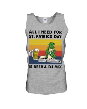 all i need dj mix st patrick Unisex Tank tile