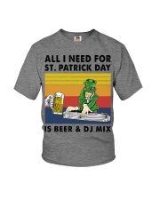 all i need dj mix st patrick Youth T-Shirt tile