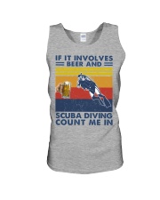 beer-involeves-scuba-diving Unisex Tank tile