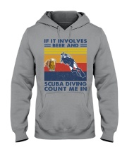 beer-involeves-scuba-diving Hooded Sweatshirt tile