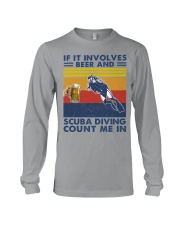 beer-involeves-scuba-diving Long Sleeve Tee tile