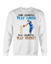 real grandpas play cricket Crewneck Sweatshirt tile