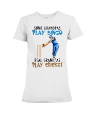 real grandpas play cricket Premium Fit Ladies Tee tile