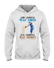 real grandpas play cricket Hooded Sweatshirt tile