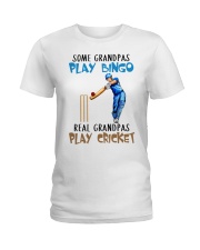 real grandpas play cricket Ladies T-Shirt tile