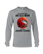 never-jigging-fishing-oldman Long Sleeve Tee tile