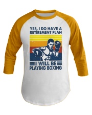 Boxing Retirement Plan Baseball Tee tile