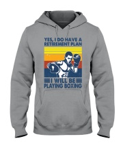 Boxing Retirement Plan Hooded Sweatshirt tile