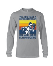 Boxing Retirement Plan Long Sleeve Tee tile
