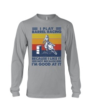 i-play-barrel-racing Long Sleeve Tee tile