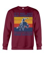 Bull-Riding-just-hobby Crewneck Sweatshirt tile
