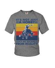 Bull-Riding-just-hobby Youth T-Shirt tile
