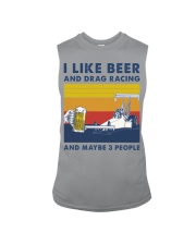 like beer and drag racing Sleeveless Tee tile