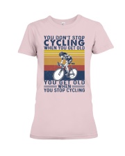 CYCLING YOU DONT STOP Premium Fit Ladies Tee tile