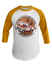 i like dog Dirt track racing Baseball Tee tile