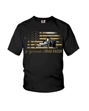 drag racer so god Youth T-Shirt tile