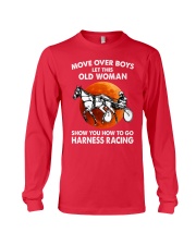 move over boys harness racing Long Sleeve Tee tile