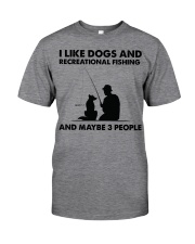 i-like-dogs-ecreational-fishing0 Classic T-Shirt front