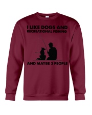 i-like-dogs-ecreational-fishing0 Crewneck Sweatshirt tile