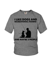 i-like-dogs-ecreational-fishing0 Youth T-Shirt tile