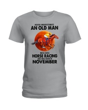 11 horse racing olm Ladies T-Shirt tile