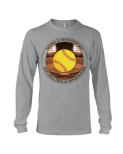 SCHOOL IS soft ball field Long Sleeve Tee tile