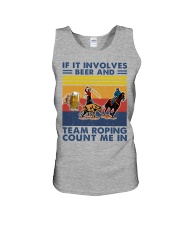 beer-involves team-roping Unisex Tank tile