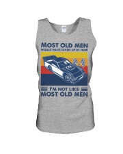 most old men Dirt track racing Unisex Tank tile