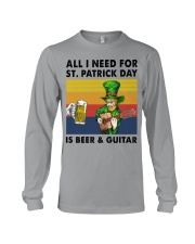 all i need guitar st patrick Long Sleeve Tee tile