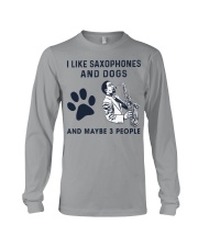 I Like Saxophones And Dogs Long Sleeve Tee tile