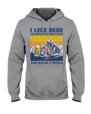 motorcycle drag racing like beer Hooded Sweatshirt tile