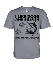 i-lioke-dogs-billfish-v1 V-Neck T-Shirt tile