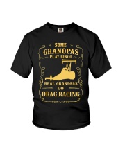 some granpas go drag racing Youth T-Shirt tile