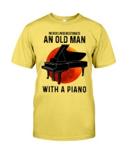 Piano never old man Premium Fit Mens Tee tile